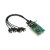 摩莎 CP-134U-I 4 端口 RS-422/485 PCI 串口卡 光电隔离 带4口辫子线