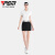PGM高尔夫女装上衣夏季运动套装短袖T恤POLO衫 透气舒适 QZ098-黑色【裙子】 XL