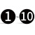 号码牌编号亚克力贴磁性号牌自粘磁力机器标牌圆牌序号牌GNG-523 绿底白字磁性110 10x10cm