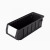 力王丨加厚零件盒长方形长条分隔式物料盒；300*117*90-黑色