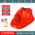 希凡里太阳能带风扇的安全帽内置空调制冷工地头盔夏防晒充电降温帽子男 红色太阳能【双风扇增强款】--送充电线