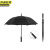 京洲实邦 B款8骨全纤维常规款黑色 雨伞定制logo可印广告图案大号长柄商务礼品伞JZSB-9089