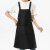 聚远（JUYUAN）围裙 上班工作服广告围腰厨房做饭餐饮专用 围裙 背带款黑色1件价