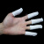 棉布防护工业劳保加厚耐磨薄手指套白色透气防汗布手指头套 布手指套100只 均码男士女士都可以戴