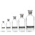 天公 试剂瓶磨砂口透明瓶化学药棉酒精瓶分装加厚玻璃瓶 细口试剂瓶 500ml