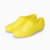 普力捷 短筒雨鞋加厚防滑防水黄色胶鞋996低帮黄色（没加棉）38