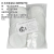 重松日本防尘口罩DR28SU2K配件U2K滤芯保护棉水洗圆形棉加厚加密白色 进口滤芯保护棉500片