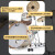 珍珠（Pearl）架子鼓STS系列成人爵士鼓5鼓4镲演奏套鼓Session系列 特别版#414冰蓝贝壳+B8X五片装