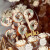 甜甜圈摆台架子森系支架板婚礼冷餐摆件亚克力甜品台冰淇淋展示架定制 9孔-送加厚木架随机发 挂6.5-7cm甜甜圈