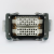 矩形重载链接器50芯HDC-HDD-050冷压航头插头工业防水插头插座10A 母针(两只装)