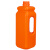食品级高颜值塑料瓶浓缩果酱浓浆香精液体分装瓶包装罐2.5L升公斤 2L（满口容量）乳白色-2个