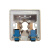 GUANGGU 光谷 嵌入式双光纤面板 GT-GD01 金色系列   FTTH/FTTR 86型面板盒 双口SC/UPC光纤信息盒