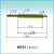 插板式弹簧顶针充电触点pogopin连接器PCB电源电池针镀金大电流针 金色M354