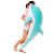 迪士尼海豚毛绒玩具公仔抱枕抱着睡觉大号布娃娃玩偶生日圣诞情人节礼物 粉色海豚会唱生日快乐 1.2米可拆洗配海