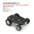 WHEELTEC R1系列mini智能电动小车底盘四轮宽度小于15cm四驱直流减速电机 R1系列四驱小车+E326S电池套件 宽度小于15cm