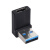 上弯头90度Type C USB-C充电数据转接头USB 3.1母对3.0公UC-357 黑色左弯 0.01m