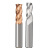 奥佐 C550钨钢波刃波纹钢铝用粗皮合金平底立铣刀涂层4刃开粗铣刀  钢用粗皮4F-10.0×10.0×75L 