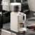 电动磨豆机全自动咖啡豆研磨器家用咖啡机意式级磨粉机 炼乳白(25档调节)+清洁刷 51/53MM【电动研磨器】