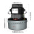 工业吸尘器吸水机配件电机马达1000-1500W/HLX-GS-A3BF501B