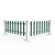 贵彬JP GK01 PVC塑钢草坪护栏 墨绿色 30cm高/1米价