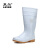 莱尔 雨靴R-9-03 耐酸碱耐磨防滑安全靴雨靴防护靴 白色 36码
