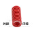兆安德合金钢矩形模具红色弹簧 压缩弹簧 机械复位弹簧外径:25*12.5（定制）剪板 25*12.5*25 