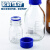 玻璃瓶密封瓶大小100 250 500 1000ml透明无logo蓝盖实验室试瓶工业品 zx蓝盖/无logo/锥型瓶/透明250ml