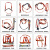 电工安全带爬电杆高空作业安全带腰带电工专用安全带定制  全身五点式 安全带(红绳)