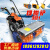 小型手推式扫雪机多功能全齿轮抛雪机物业除雪环卫滚刷清雪机 米白色_MT370全齿轮铲雪机