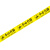 卡英 地贴防滑防水提示牌 警示牌夜光荧光标识耐磨贴纸 120*10cm 小心台阶 地滑（黄红）
