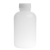 垒固 HDPE塑料圆瓶带刻度试剂瓶带内盖分装瓶 白色小口150ml（10个）