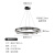 PUDIKIS意式极简客厅吊灯设计师高端大气创意餐厅灯现代简约玻璃卧室主灯 【月夜】直径60cm-三色变光