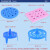 铸固 水浴锅 实验室塑料漂浮板离心管架 圆形泡沫浮漂板（颜色随机） 