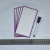 染槿初磁性贴可擦写标签小白板贴磁力名字贴黑板软磁铁教具货架标识贴纸 紫色 5个8*15厘米 5份 