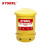 WA8109100  高40直径30 OSHA规范 UL标准 防火垃圾桶 6Gal/22.6L/黄色