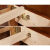 实木床子床边横梁木条实木板松木方木料床横条床板配件 3cmX6cmX长174cm送床托