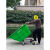 塑料环卫垃圾车大型垃圾桶小区物业学校手推保洁清运车环卫车 550升(绿)