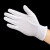 谋福 27白色礼仪手套工作接待保安表演质检精致白手套10付装防滑款