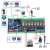 华庆军网络继电器模块支持以太网口RS485通讯RS23LAN串口工控PLC信号扩展 32路RS485通讯开关量带灯输入+232+网口