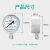 不锈钢压力表Y100BF耐腐蚀耐高温油压水压液压气压真空负压表 0-0.1MPa