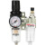 气动油水分离器过滤器AC201002D自动排水二联件空气减 三联件AC400004 手动排水型