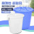 舒蔻(Supercloud)大水桶塑料储水桶带盖酒店环卫物业垃圾桶 65L蓝色