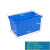 塑料水箱方桶长方形蓄水储物箱加厚泡瓷砖水槽水桶服装厂大号大容 90K蓝色670*450*355mm