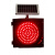 太阳能红闪灯常亮红灯铁路道口警示灯路口交通信号灯 太阳能300型红闪 标配型