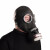 山头林村防毒面具全面罩喷漆专用化工甲醛防尘防护面罩呼吸器放毒消防  黑色面罩+轻便型滤毒盒一套