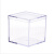 正方形透明塑料糖果盒亚克力食品结婚喜糖包装首饰礼品四方小盒子 透明 4.5*4.5*4.5cm