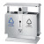 和畅（HC） GPX-240 分类环保垃圾桶 户外垃圾箱 不锈钢分类果皮桶 公用垃圾箱