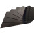 大牧（DAMU）黑色阳极氧化铝板材料铝合金板加工定制5052激光零切割0.5-2mm厚 406*570*2.0mm(1张)5052铝黑色