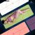 LZJV瑜伽垫女士天然橡胶瑜伽垫无味环保加厚防滑运动垫健身垫女男士 引导线款丁香紫 5mm 185x68cm