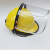 沃嘉禄美加厚V型安全帽 五色 工地头盔PE安全帽工厂施工 可印字 白色（ABS）